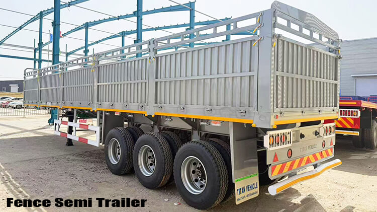 3 Axle Cargo Fencing Trailer for Sale in Mali
