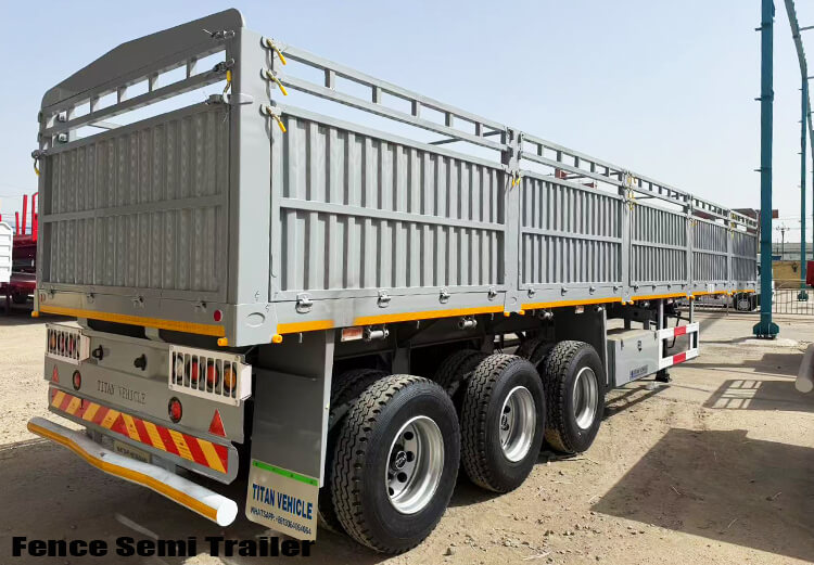 3 Axle Cargo Fencing Trailer for Sale in Mali