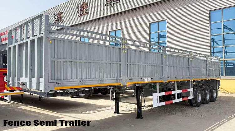 3 Axle Cargo Fencing Trailer for Sale in Mali