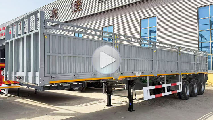 3 Axle Cargo Fencing Trailer for Sale in Mali