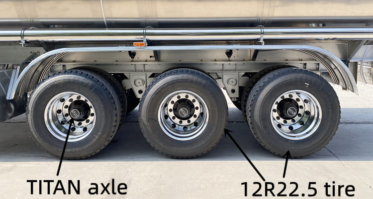 Aluminum Semi Trailer Fuel Tank Heavy-Duty Truck Fuel Storage Tank for sale in Mali