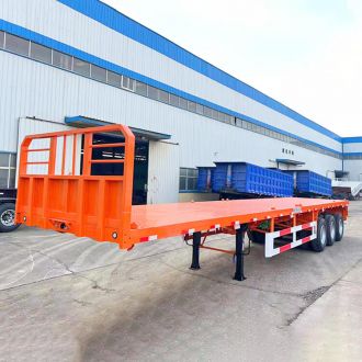 3 Axle Container Platform Trailer with Headboard