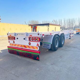 2 Axle Gooseneck Skeletal Trailer 