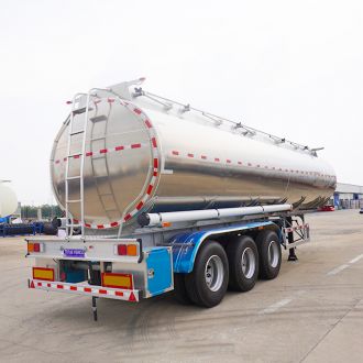3 Axle 45000 Liters Aluminum Gasoline Tanker