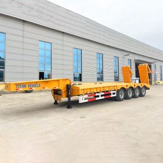 4 Axle 100ton Low Bed Trailer