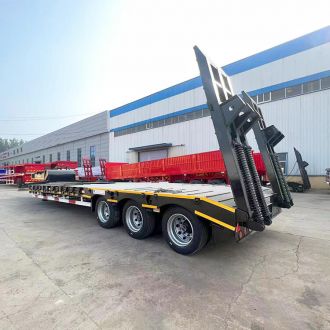 3 Axle 60ton Low bed Trailer
