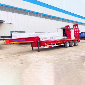 60ton 3 Axle Low Bed Truck