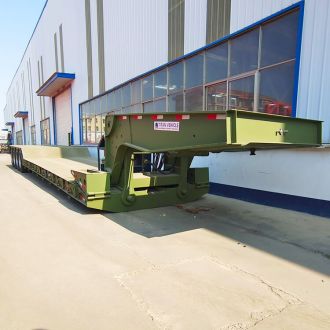 4 Axle 100ton Removable Gooseneck Trailer