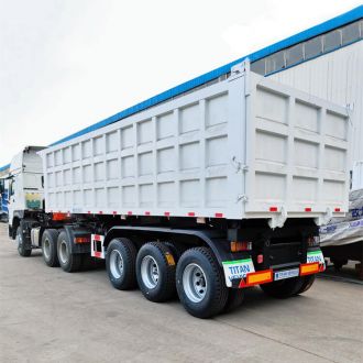 35 Cbm Coal Stone Dump Semi Trailer