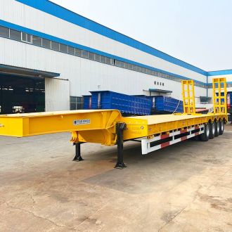 4 Axle 100 ton Low Bed Semi Trailer