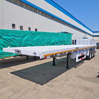 Tri Axle 60 Ton Flatbed Trailer