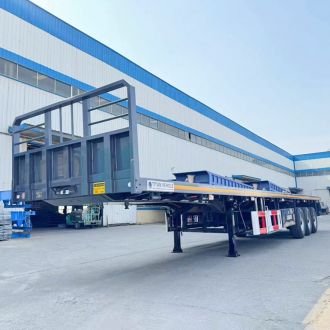 3 Axle Flat Bed Semi Trailer