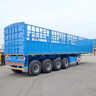4 Axle 80 Tons Fence Trailer